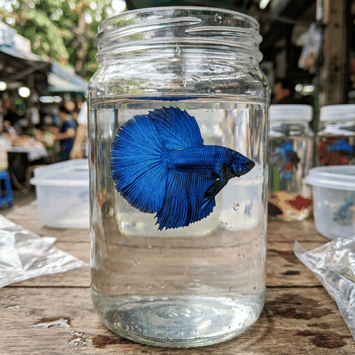 Halfmoon Betta (Solid Color Lot of 5) thumbnail from AquaDream on WildCurio